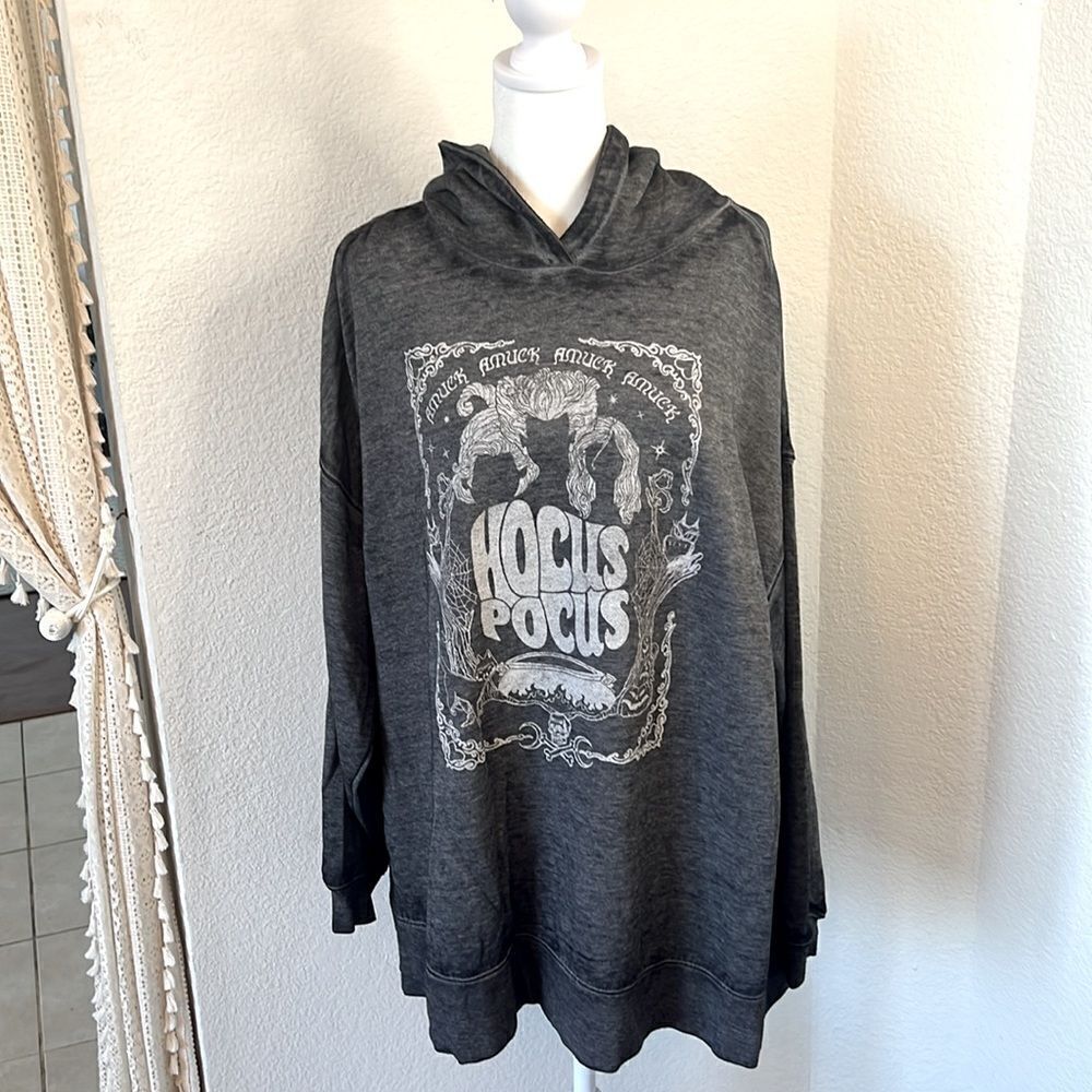 Women's Disney Hocus Pocus Long Sleeve Lightweight Hoodie Sweatshirt ~ 14/16